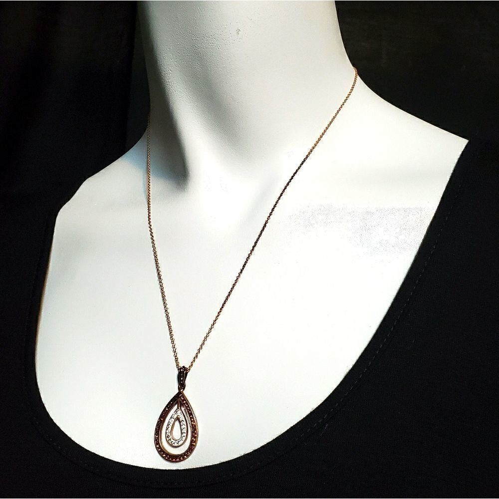 NWT Kohl's 14 Karat Rose Gold Plated Pendant